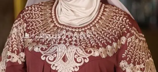 عباية ملكية تطريز كثيف - 12