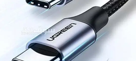 كابل شحن سريع بجلد قوي بمنفذ USB-C، متوافق مع جميع الأجهزة، نوع Type-C - 3