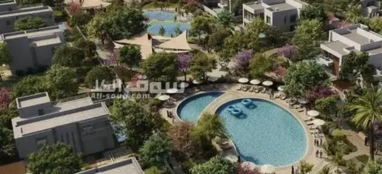 **للاستثمار مجمع خمس فيلل بمدينة خليفة أمواصفات الفلل :-كل فيلا